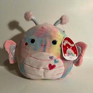 Squishmallows Wren The Butterfly New With Tag 8" With Hearts